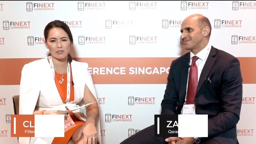  Qarar CEO at FiNext Conference in Singapore 